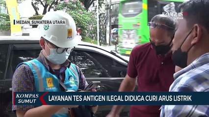 Layanan Tes Antigen Ilegal di Medan Diduga Curi Arus Listrik