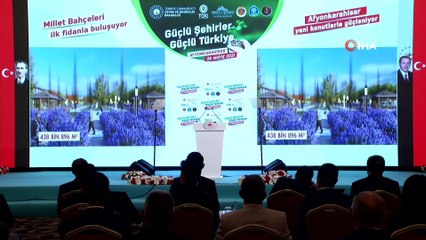 Bakan Kurum, “Türkiye genelinde 321 Millet Bahçesi'nin 57’si tamamlandı”