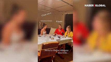 Yasak Elma yıldızlarının arasındaki küslük bitti! Teknede böyle eğlendiler