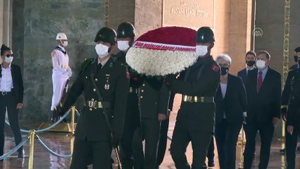 ANKARA - ABD Dışişleri Bakan Yardımcısı Sherman, Anıtkabir'i ziyaret etti