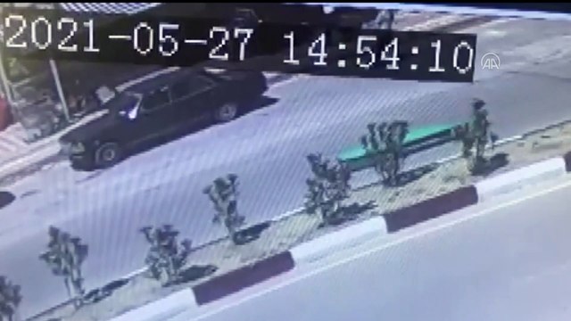 HATAY - Boş tabutun yola düşme anı güvenlik kamerasına yansıdı