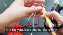 #103 | Amigurumi Animal | How To Crochet Hello Kitty Amigurumi(P3/4) | Amisaigon | Free Pattern