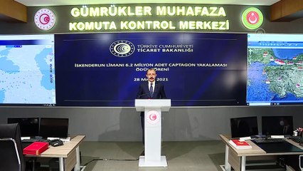 ANKARA - Bakan Muş: '2021'in ilk 5 ayında 4 tonu aşkın uyuşturucu madde ele geçirdik'