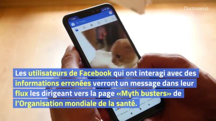 Facebook : une alerte pour les fake news sur le coronavirus