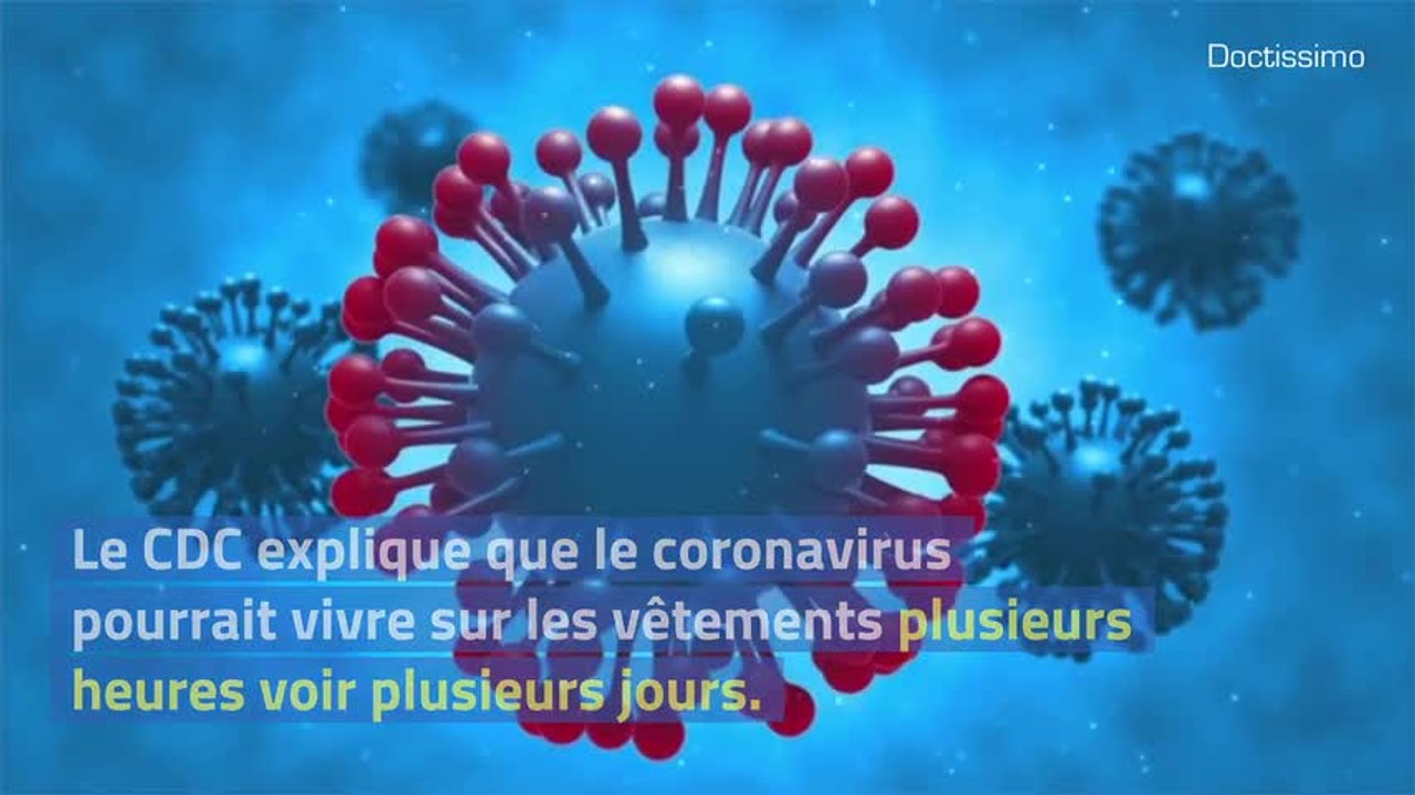 Combien de temps le coronavirus vit-il sur les vêtements