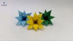 Origami Flowers No Glue - How To Make Paper Flower Without Glue - Paper Flower Origami 3D Model