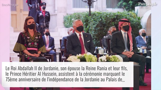 Rania de Jordanie : Sublime en robe brodée et talons pour fêter l'indépendance