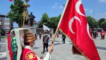 DÜZCE - İstanbul'un fethinin 568'inci yılı 'mehterli yürüyüş'le kutlandı