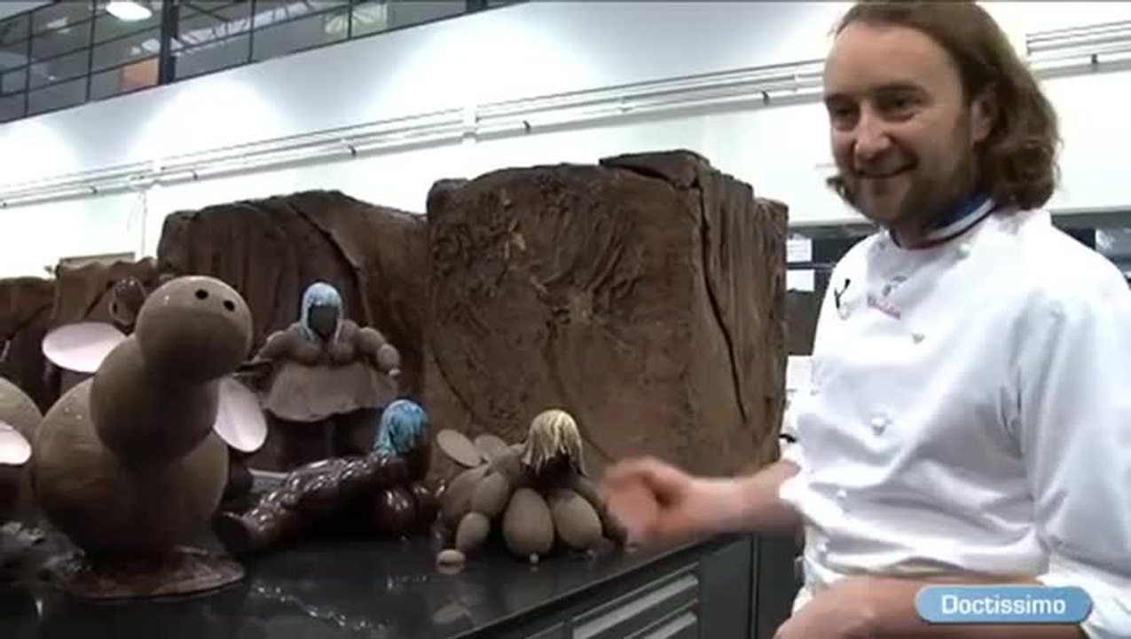Rencontre avec Patrick Roger dans sa chocolaterie.