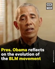 Obama Reflects on Evolution of the Black Lives Matter Movement