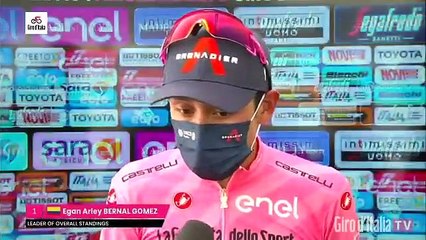 Tour d'Italie 2021 - Egan Bernal : "I did a very good climb I'm very happy for my climb"
