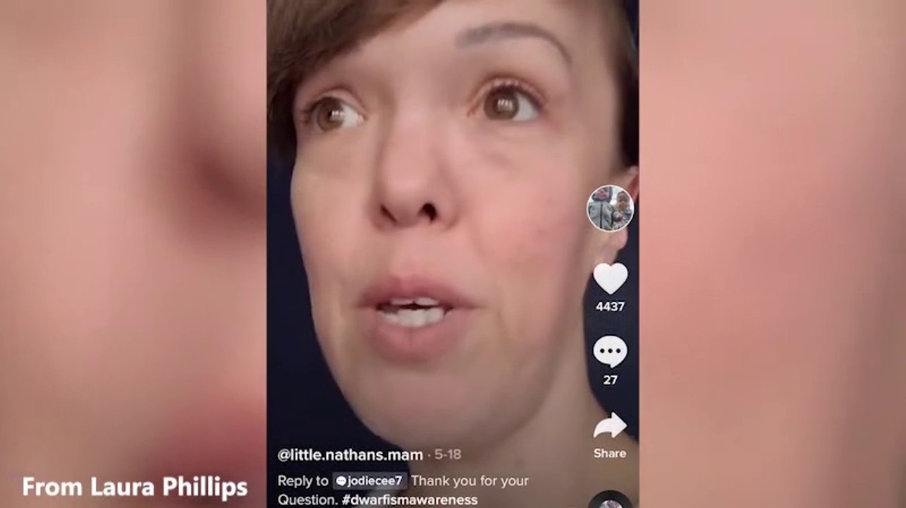 Sunderland Mum Laura Phillips Answers Questions On Dwarfism Via Her Tiktok Account Video 