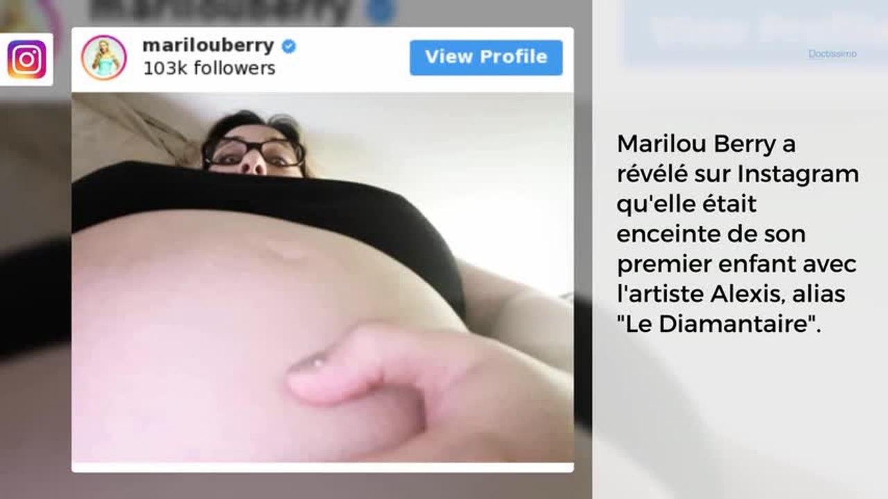 Marilou Berry est enceinte de son premier enfant