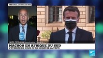 À Pretoria, une réunion entre Emmanuel Macron et son homologue sud-africain centrée sur covid-19