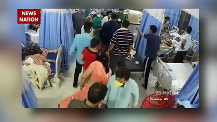 लखनऊ के एक अस्पताल में एक मरीज के तीमारदारों ने डॉक्टर व मेडिकल स्टाफ को पीटा