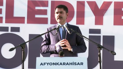 AFYONKARAHİSAR - Bakan Kurum: 'Güney Millet Bahçemiz, Güney'imize hayırlı olsun'