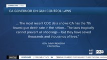 Despite San Jose shootings, Governor Gavin Newsom defends California's gun laws