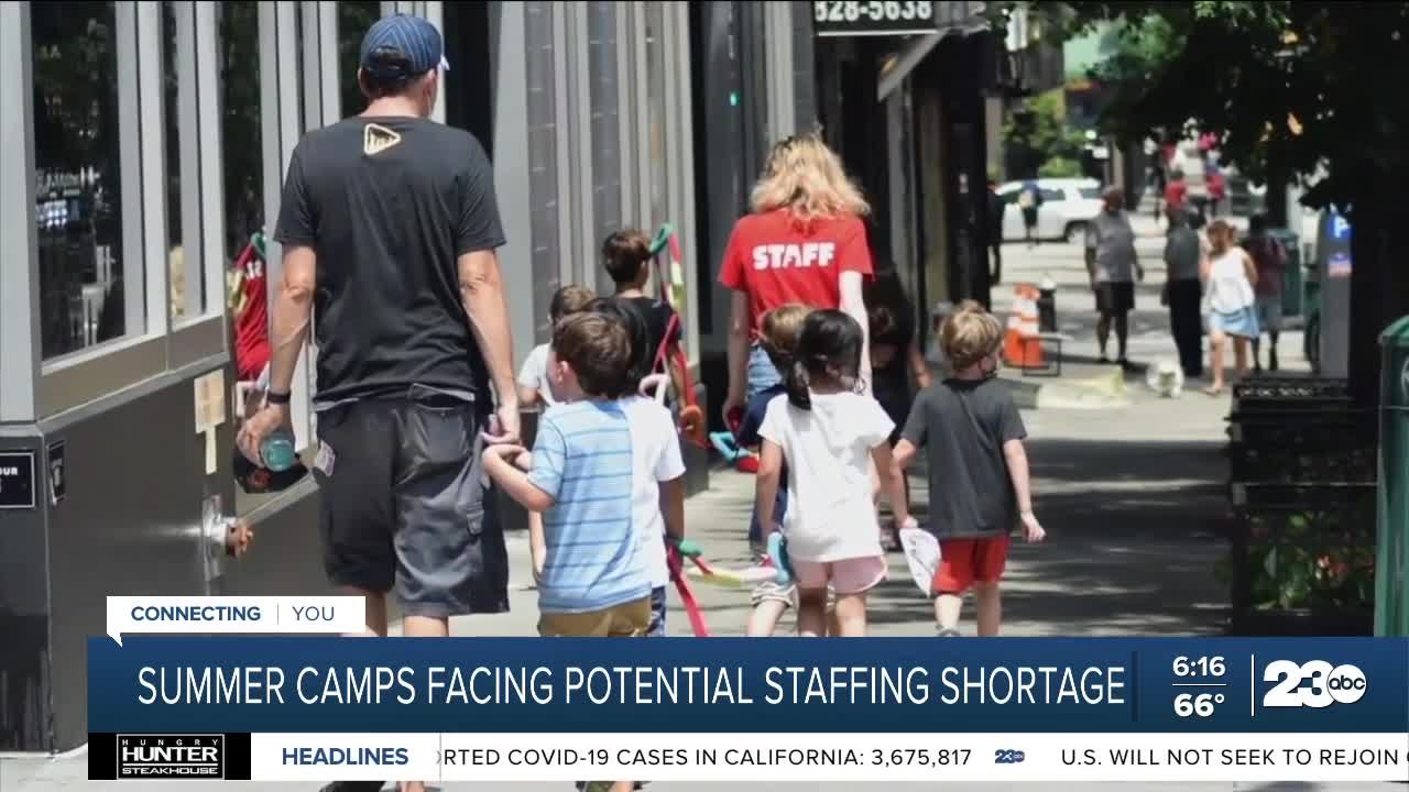 Camps having problems getting counselors for th...