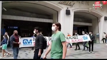 Gözaltına alınan eylemciye vatandaş böyle destek verdi