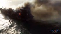 Nave cargo a fuoco in Sri Lanka, settimo giorno di lotta contro fiamme