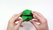 Easy Origami Magic Transforming Flexahedron (Jeremy Shafer) - Yakomoga Origami Tutorial
