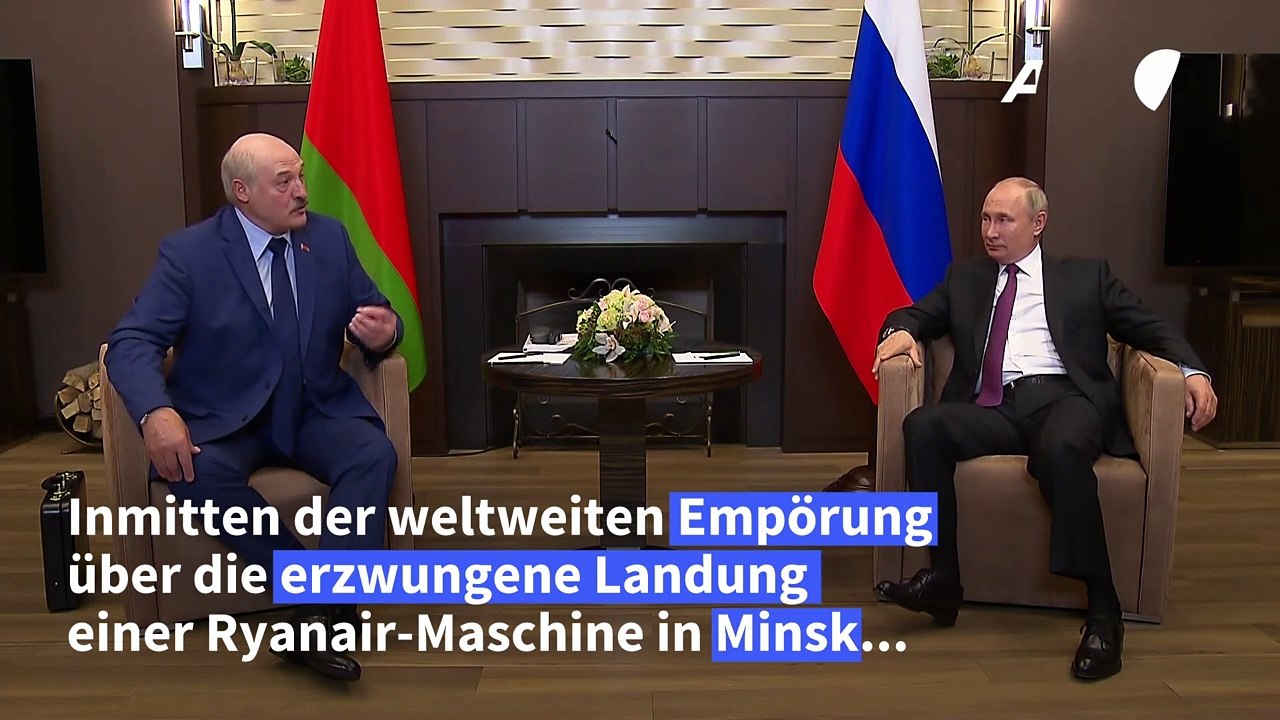 Putin empfängt Lukaschenko in Sotschi