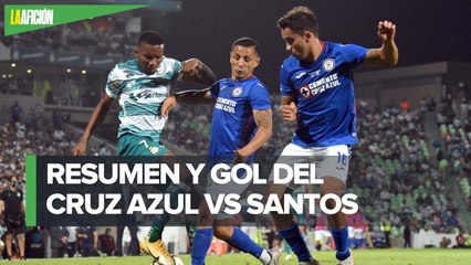 Cruz Azul vence a Santos en su casa y se acerca al título de liga