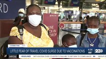Little fear of travel COVID surge due to vaccinations