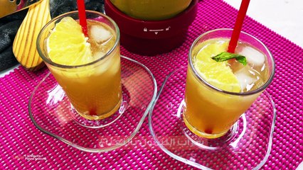 طريقة عمل عصير الليمون بالنعناع المثلج