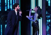 Ariana Grande and The Weeknd Shared a Sweet Moment Onstage at the iHeartRadio Music Awards