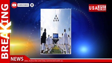 Kamala Harris uses Naval Academy speech to plug 'rolled-up solar panel'