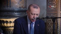 Cumhurbaşkanı Erdoğan hafızlık icazet töreninde Kur’an-ı Kerim okudu