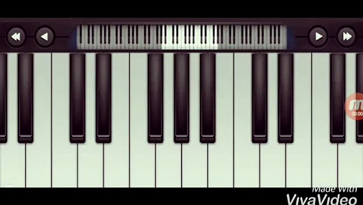 Doraemon Theme Song on piano  Piano tutorial Doraemom Song on Mobile piano 10 UniqueartMania