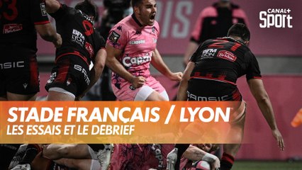 Les essais et le débrief de Stade Français / Lyon