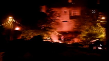 OSMANİYE - İki aile arasında çıkan tartışmada yakılmak istenen evde hasar oluştu