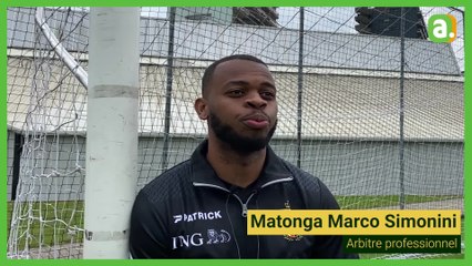 Football: le Bruxellois Marco Simonini, nouveau visage parmi les arbitres pros