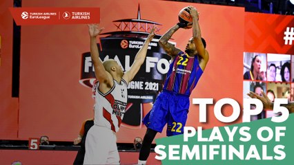 Turkish Airlines EuroLeague Semifinals Top 5 Plays