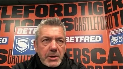 Castleford Tigers boss Daryl Powell after 60-6 loss against Leeds Rhinos