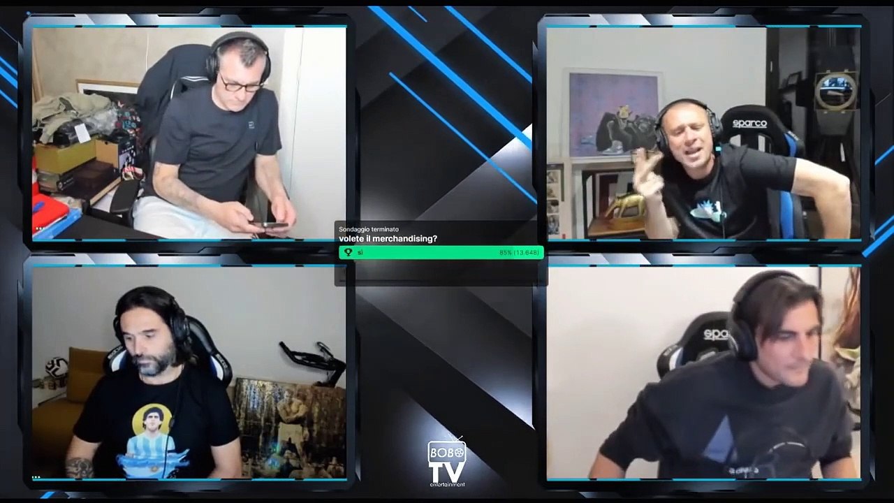 BOBO TV  SUPERLEGA   PARLANO  CASSANO,ADANI,VIERI E VENTOLA