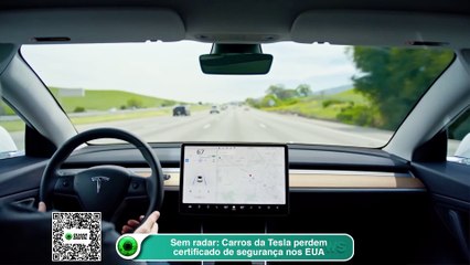 Sem radar- Carros da Tesla perdem certificado de segurança nos EUA