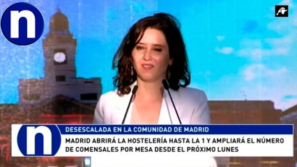 Madrid amplía a partir del lunes el horario y aforo en la hostelería