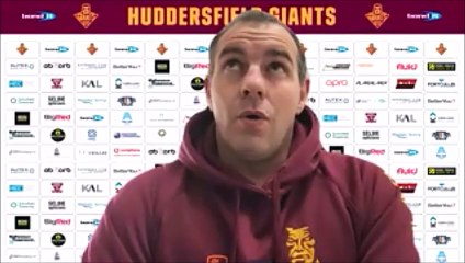 Huddersfield Giants' Ian Watson looks ahead to Wakefield Trinity game