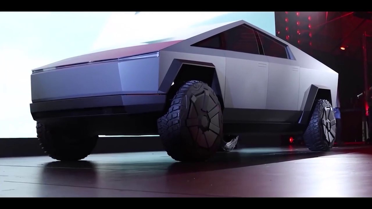 Insane Tesla Cybertruck With No Door Handles