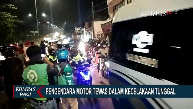 Laka Tunggal, Pengendara Motor Tewas Usai Tabrak Tiang Lampu Jalan