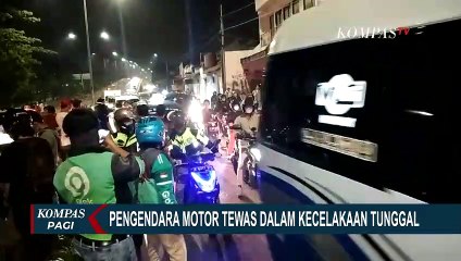 Laka Tunggal, Pengendara Motor Tewas Usai Tabrak Tiang Lampu Jalan