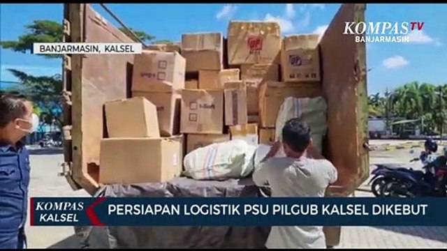 KPU Banjarmasin Kebut Kesiapan Logistik Pemungutan Suara Ulang Pemilihan Gubernur Kalsel
