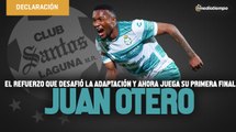Juan Otero, el refuerzo de Santos que desafió la idea de la adaptación para jugar su primera Final