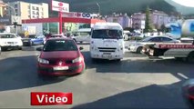 Ambulans kaza yaptı!