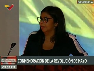 Vicepresidenta Delcy Rodríguez: Mayo es un mes significativo e histórico para la Revolución