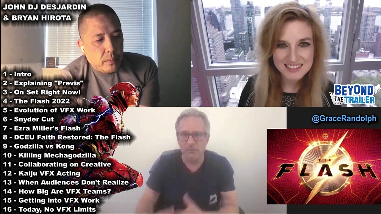 The Flash 2022, Snyder Cut, Godzilla vs Kong - Behind the Scenes Interview